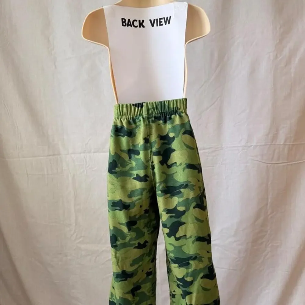 Carters green camo wide leg...